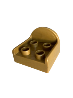 Lego Duplo křeslo zlaté